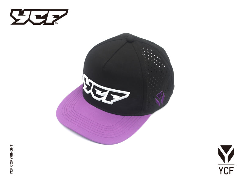 YCF Snapback Cap Black/Purple 2026