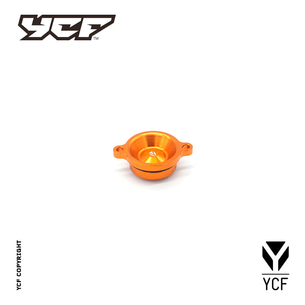 OIL FILTER COVER CNC FOR DAYTONA - ORANGE
