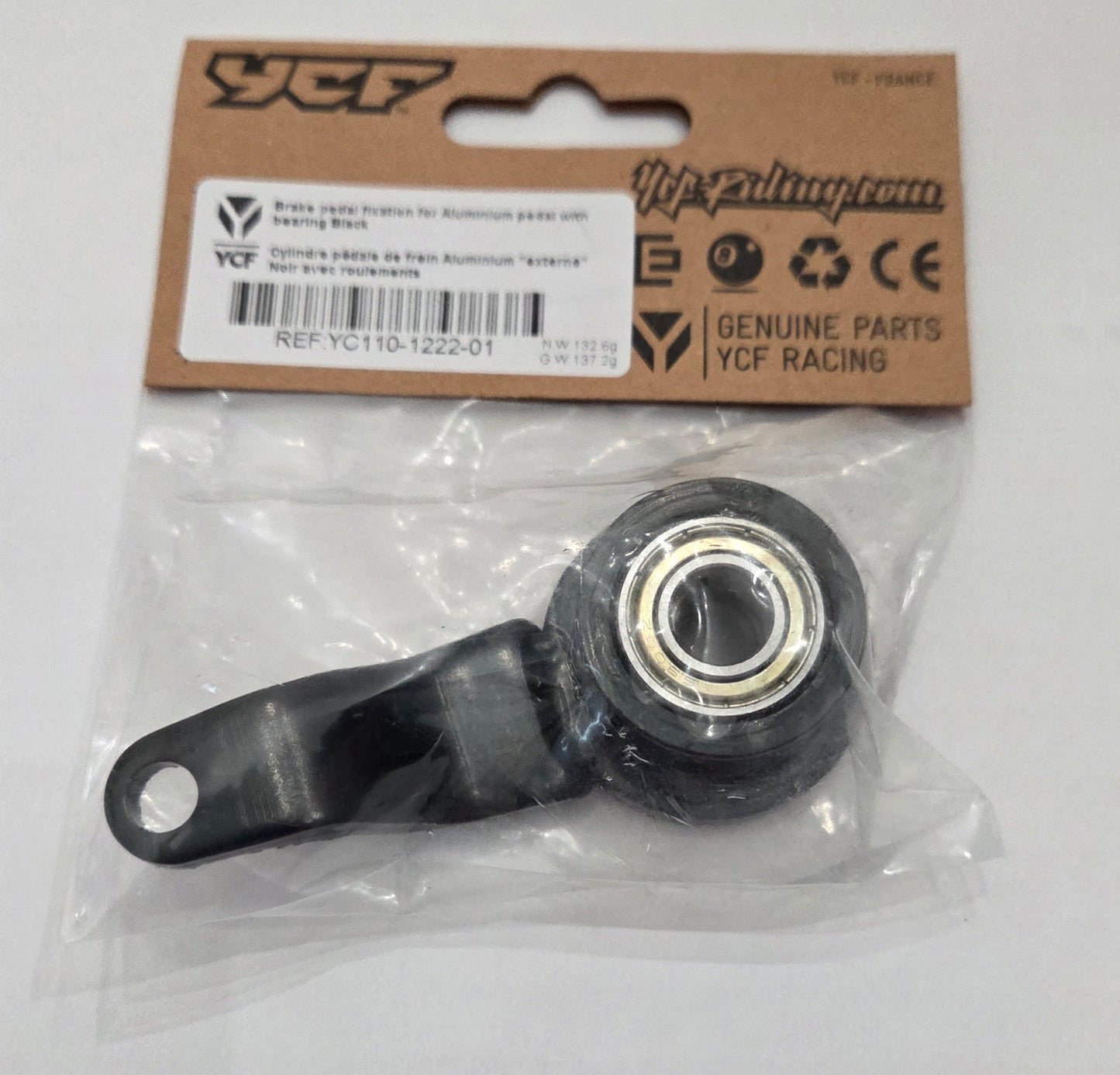 Brake Pedal Fixation with Bearing