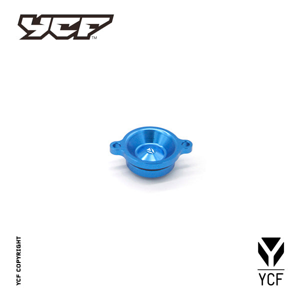 OIL FILTER COVER CNC FOR DAYTONA - BLUE