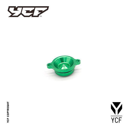 OIL FILTER COVER CNC FOR DAYTONA - GREEN