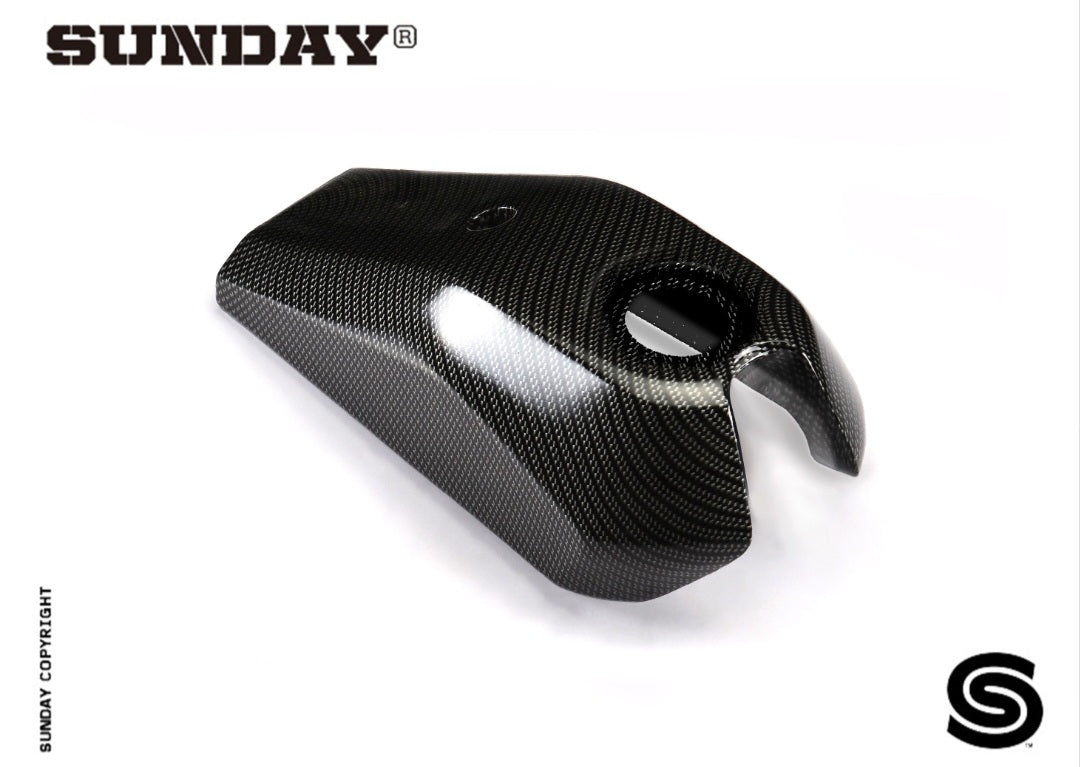 FUEL TANK COVER - CARBON FIBER