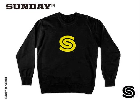 SUNDAY SWEATSHIRT BLACK - MEDIUM