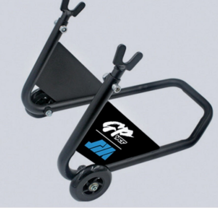 GP REAR STAND -WITH HEIGHT ADJUSTABLE FORKS FOR SPOOLS – RobsYCF