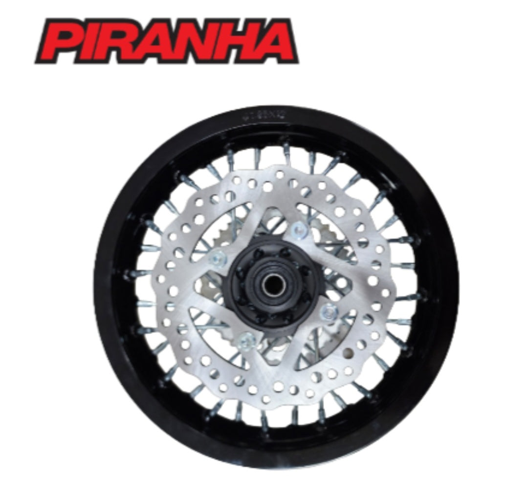 ALUMINUM REAR WHEEL 190/140 - PIR-1101-16-BK