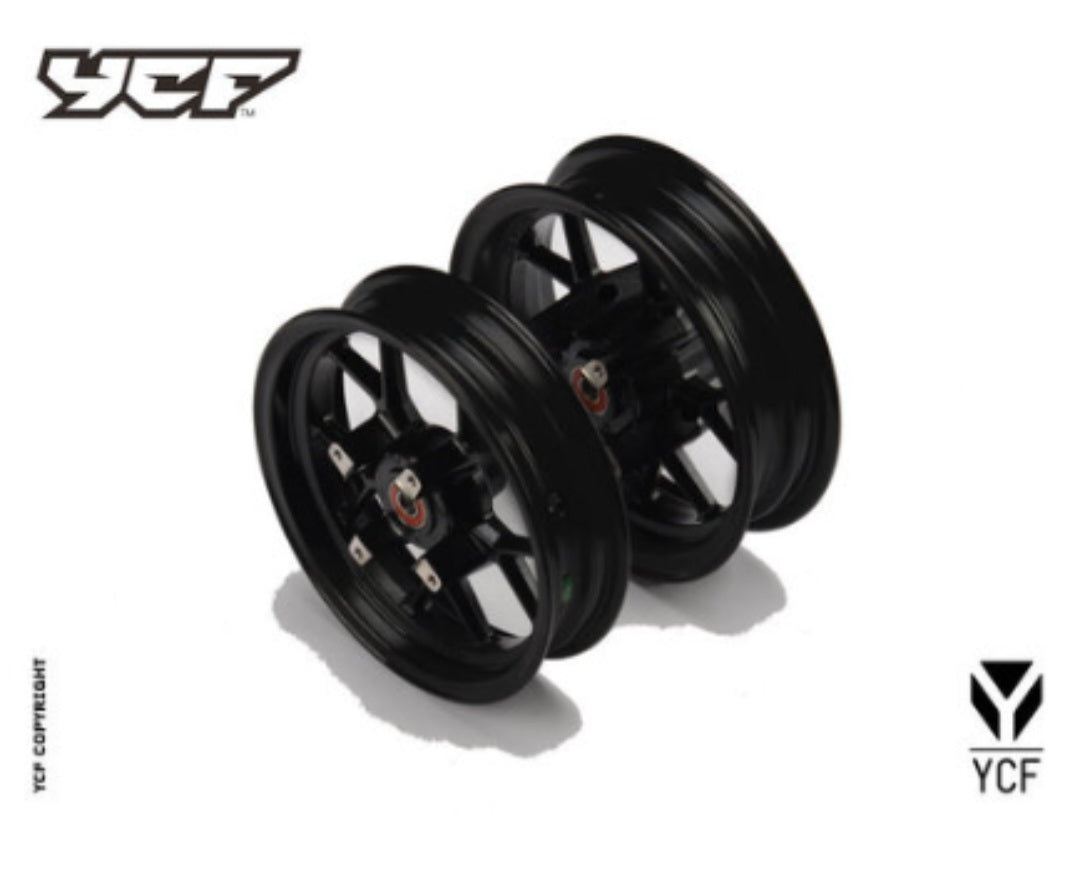 YCF WHEEL SET 12“ (2.15 X 12“ FRONT/ 2.75 X 12“ REAR)