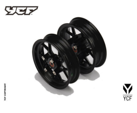 YCF WHEEL SET 12“ (2.15 X 12“ FRONT/ 2.75 X 12“ REAR)