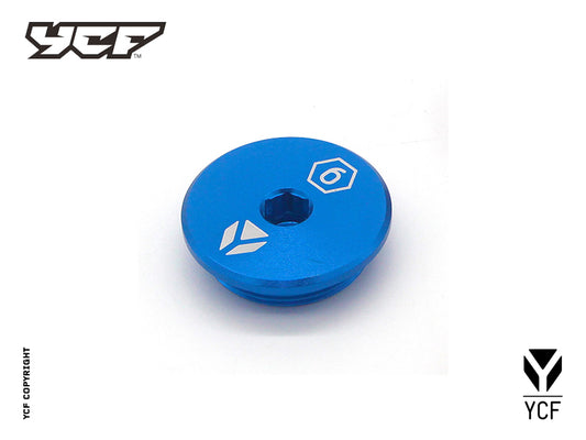YCF CAP BLUE- BIG HOLE - YC110-2014-01-BL