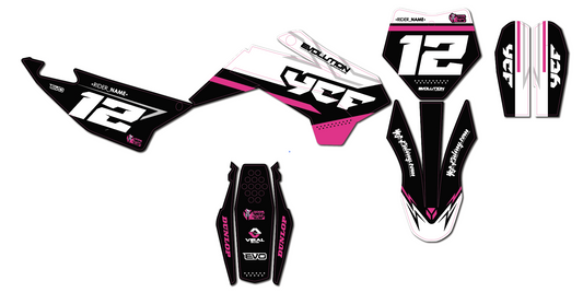 ROBS YCF EVOLUTION GRAPHIC KIT (PINK)