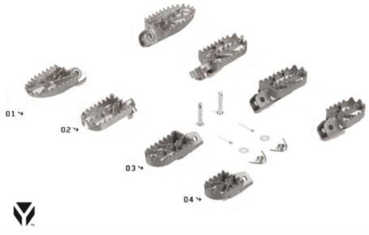 Inox Footpeg Set Supermoto (04)