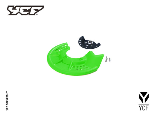 FRONT DISC GUARD - GREEN