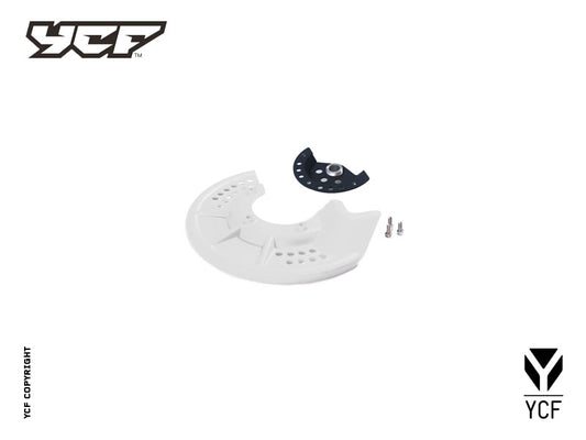 FRONT DISC GUARD - WHITE