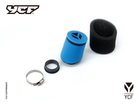 YCF AIR FILTER 38mm - TWIN THICKNESS