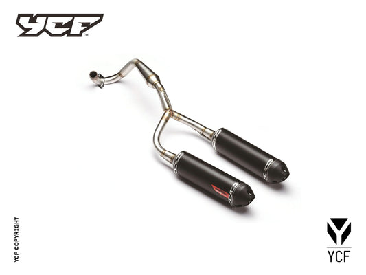 RACING DUAL EXHAUST - PILOT F125/F150/SM F150 - 2016